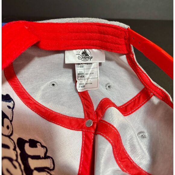 Disney Parks Walt Disney World Snapback Hat Gray Blue Red ’71 Adjustable Adult - Picture 5 of 6